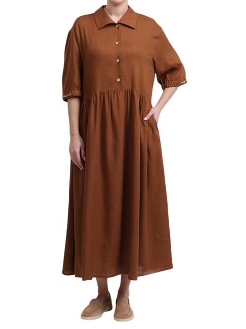 Abito maxi in misto lino Herno | AB000077D - 12689.2240